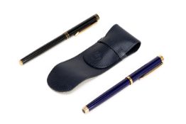 A WATERMAN BALL POINT PEN AND FOUNTAIN PEN