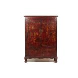 A CHINESE LACQUERED CABINET
