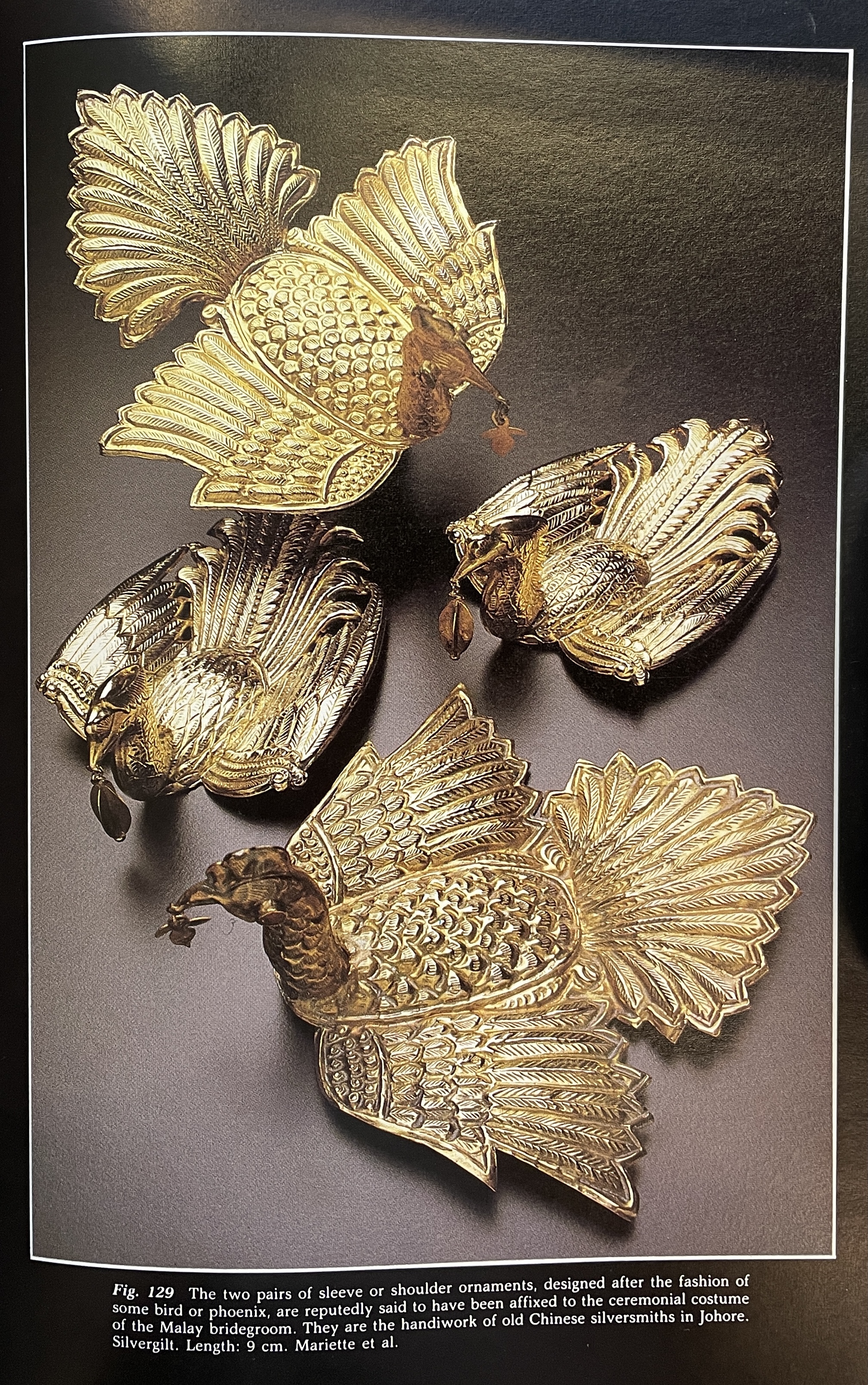 TWO PAIRS OF GILT METAL SHOULDER ORNAMENTS (2) - Image 4 of 4