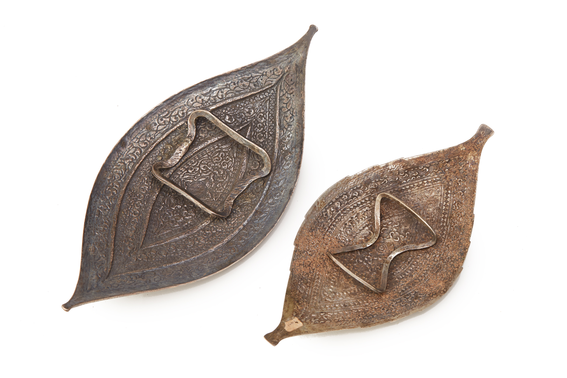 TWO MALAY METALWARE BUCKLES - Image 3 of 4