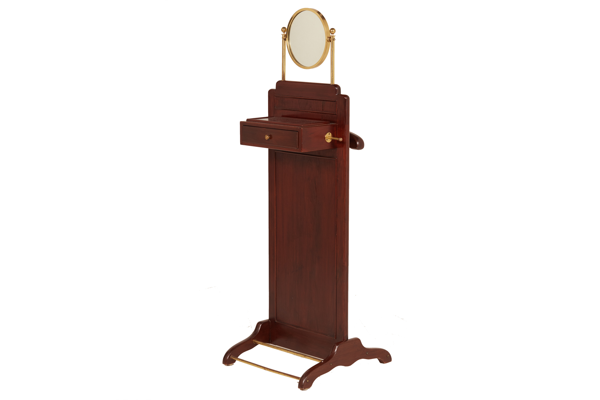 A MAHOGANY SHAVING STAND