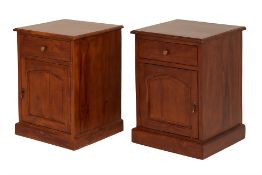 A PAIR OF BEDSIDE TABLES
