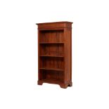 AN OPEN SHELVED BOOKCASE (2 OF 2)