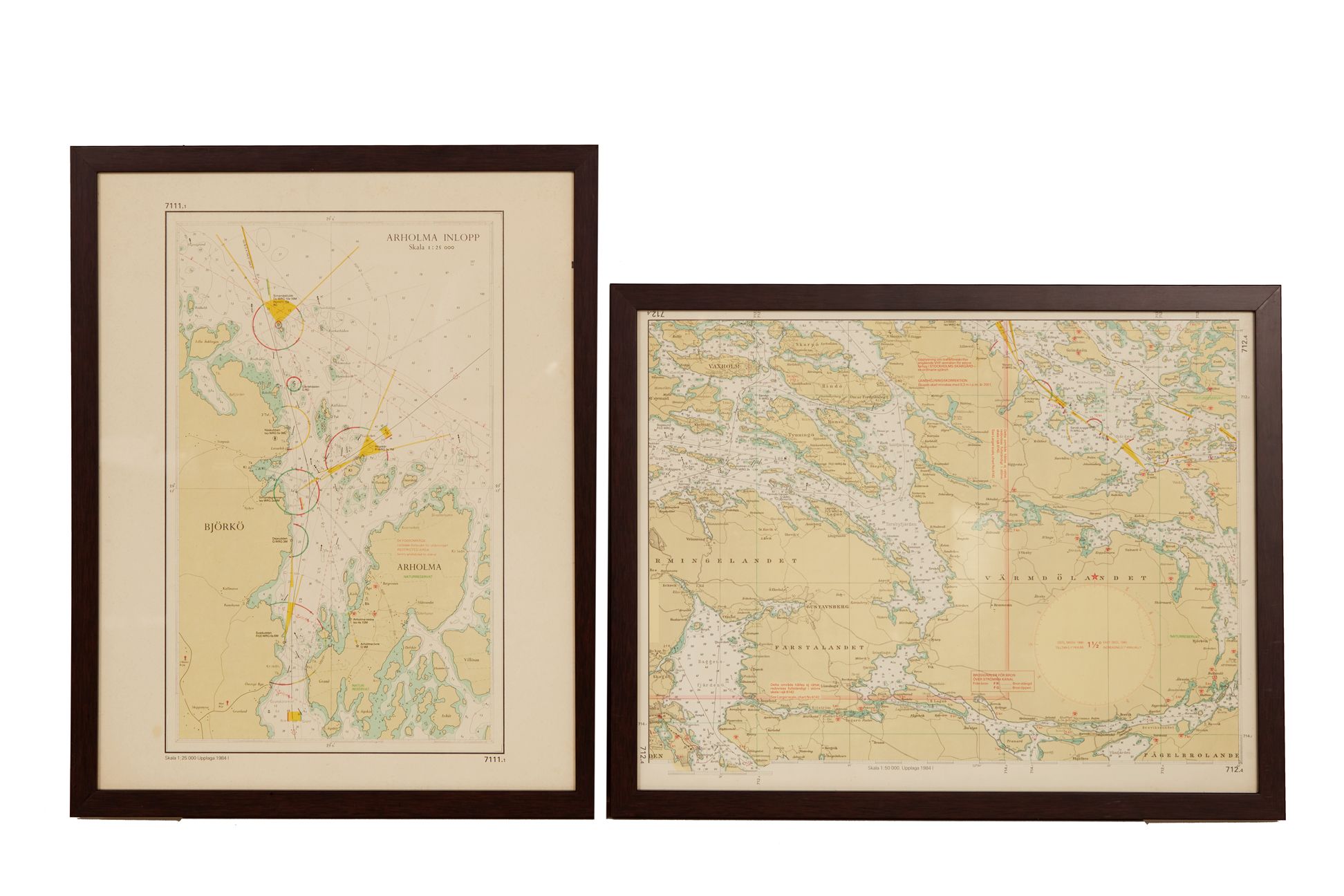 FOUR FRAMED MAPS - Image 4 of 7