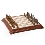 A ONYX BOARD CHESS SET