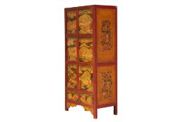 A CHINESE PAINTED CABINET