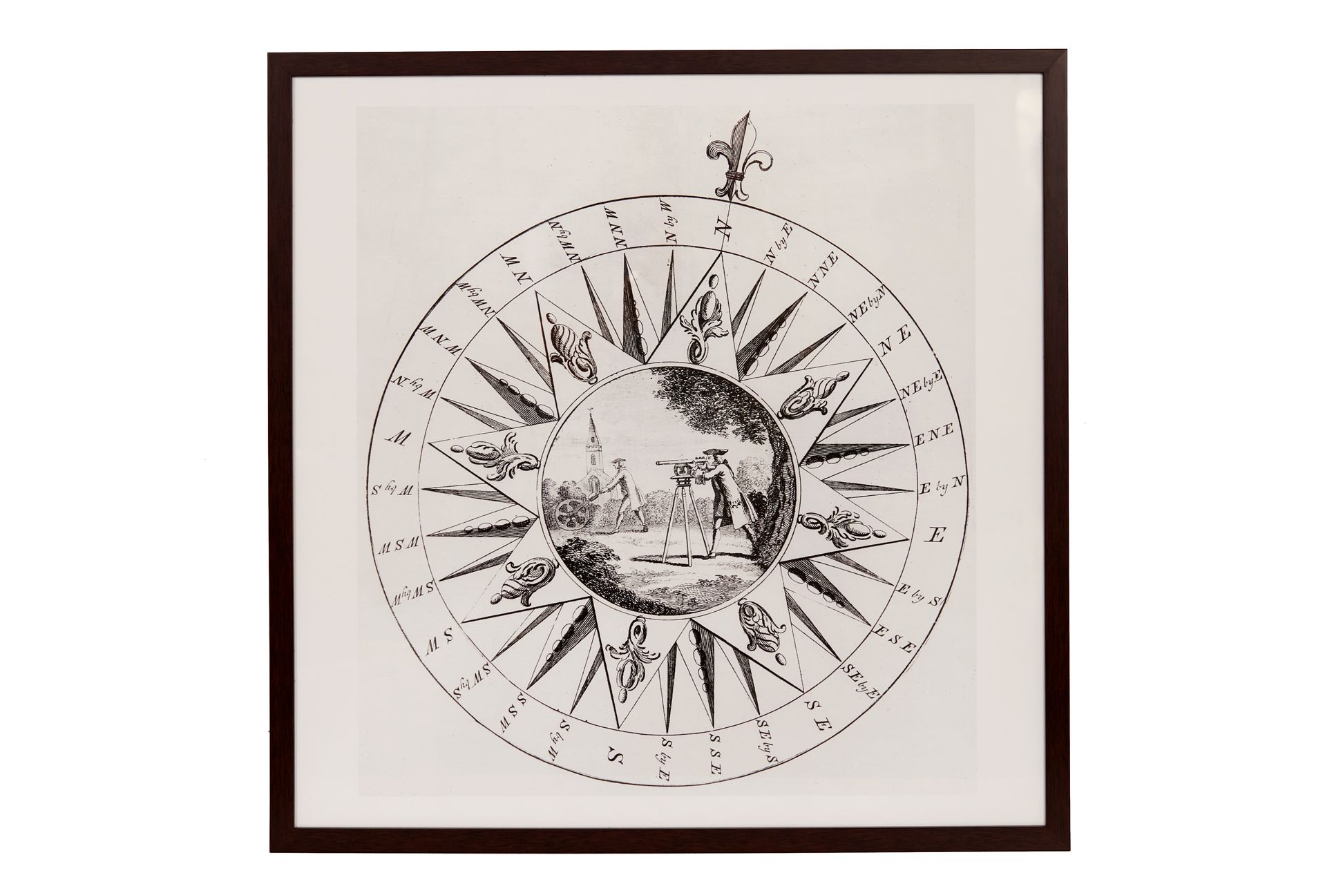 THREE FRAMED POSTERS OF COMPASSES - Image 2 of 7