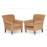 A PAIR OF ARMCHAIRS