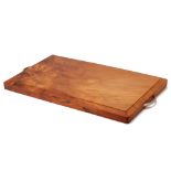A LARGE WOODEN SERVING PLANK (2 OF 2)