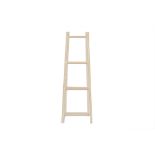 A WHITE PAINTED LADDER HANGER (2 OF 2)