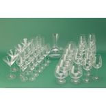 A LARGE QUANTITY OF SCHOTT ZWIESEL & LUCARIS GLASSWARE