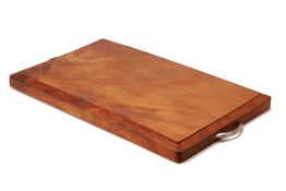 A LARGE WOODEN SERVING PLANK (1 OF 2)