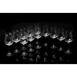 TWELVE HENNESSY WINE GLASSES