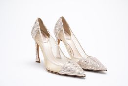 A PAIR OF CHRISTIAN DIOR NUDE PUMPS EU 36