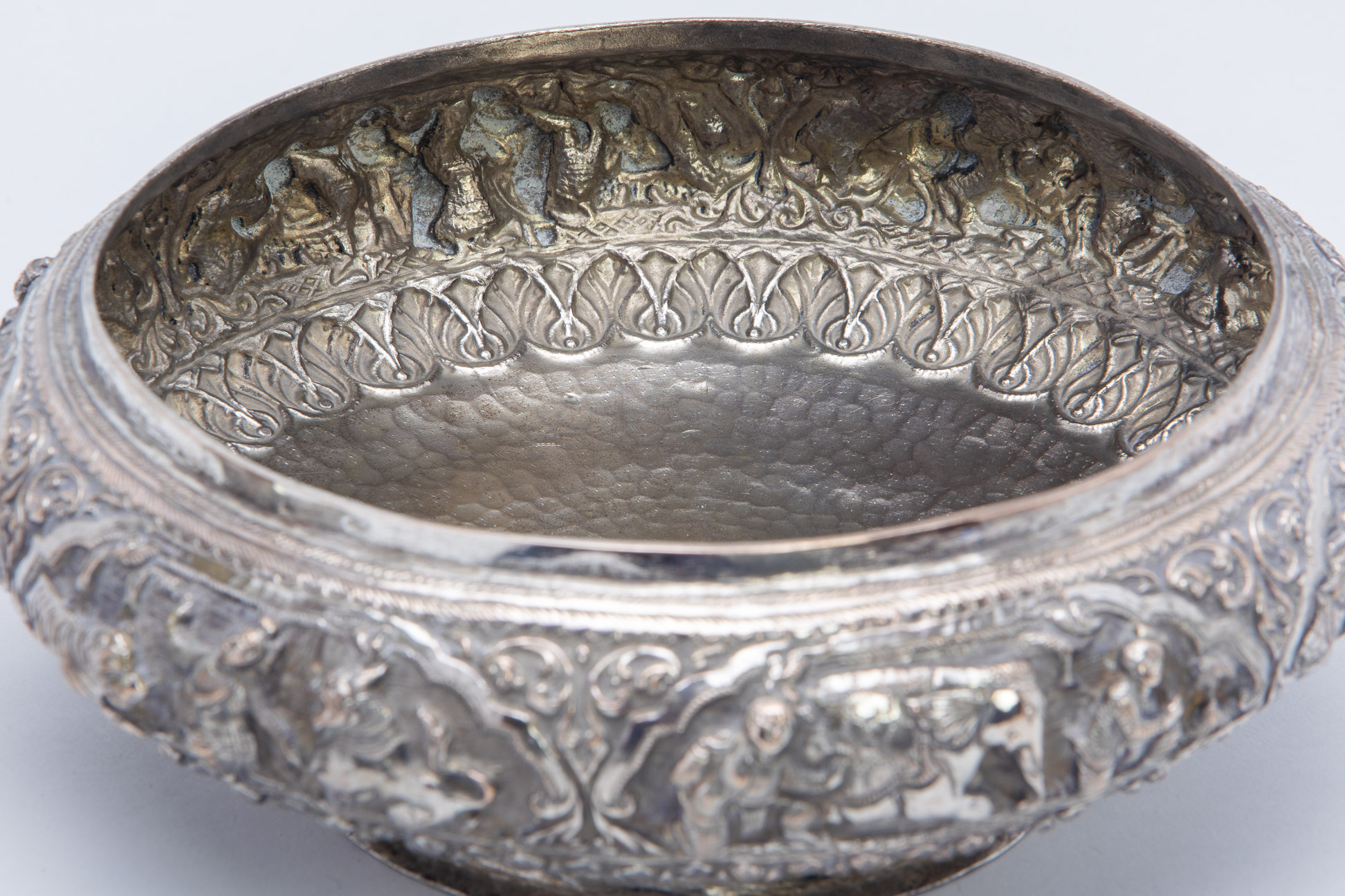 A THAI SILVER BOWL - Image 3 of 4