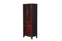 A CHINESE ELM CABINET (2 OF 2)