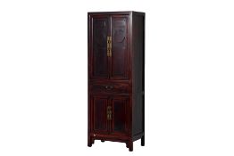 A CHINESE ELM CABINET (1 OF 2)