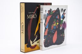 TWO BOOKS ON JOAN MIRÓ