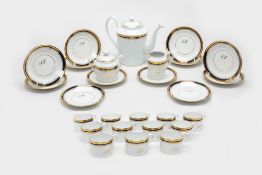 A LIMOGES PORCELAIN COFFEE SERVICE