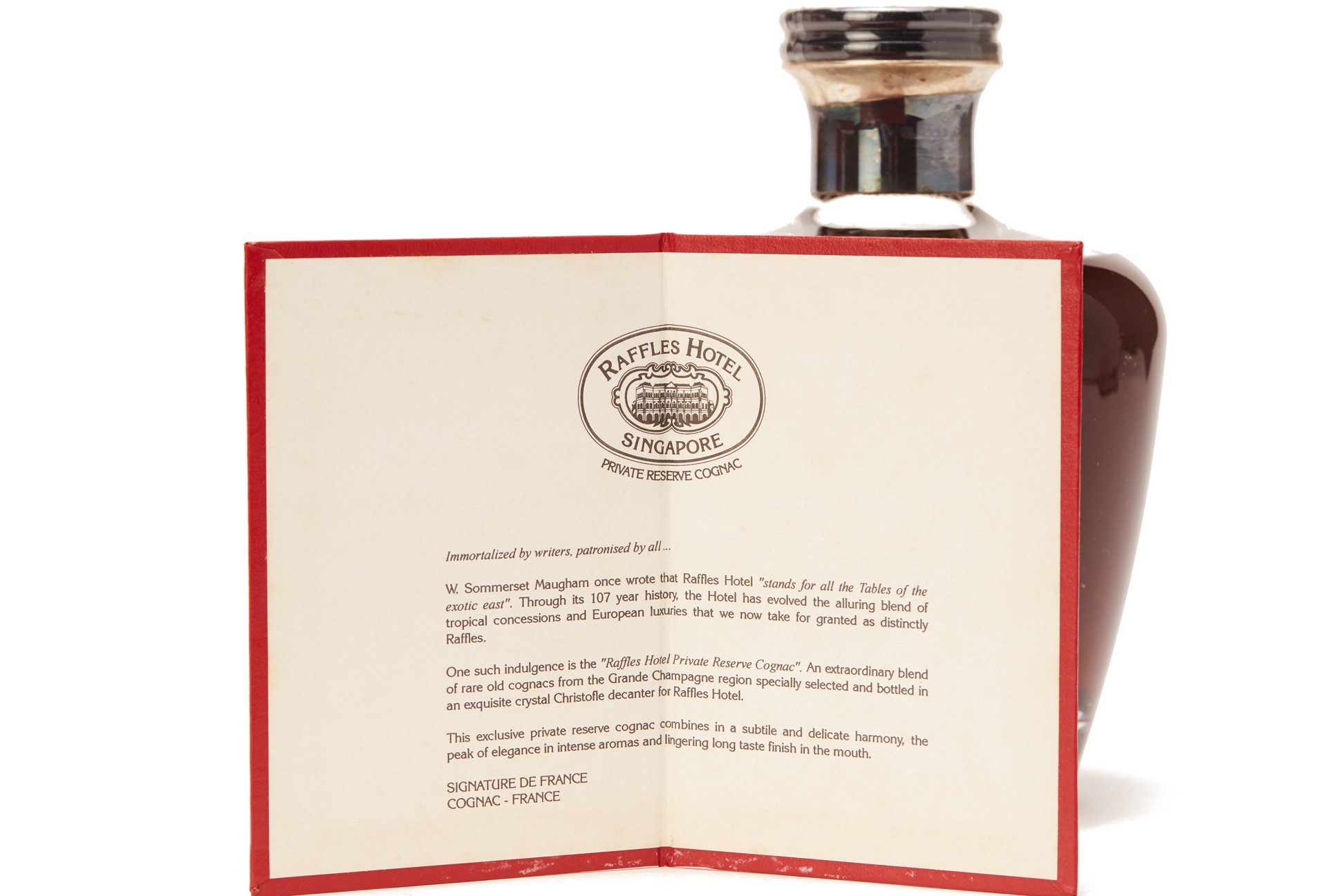 RAFFLES HOTEL SINGAPORE PRIVATE RESERVE COGNAC (1 OF 2) - Image 3 of 3