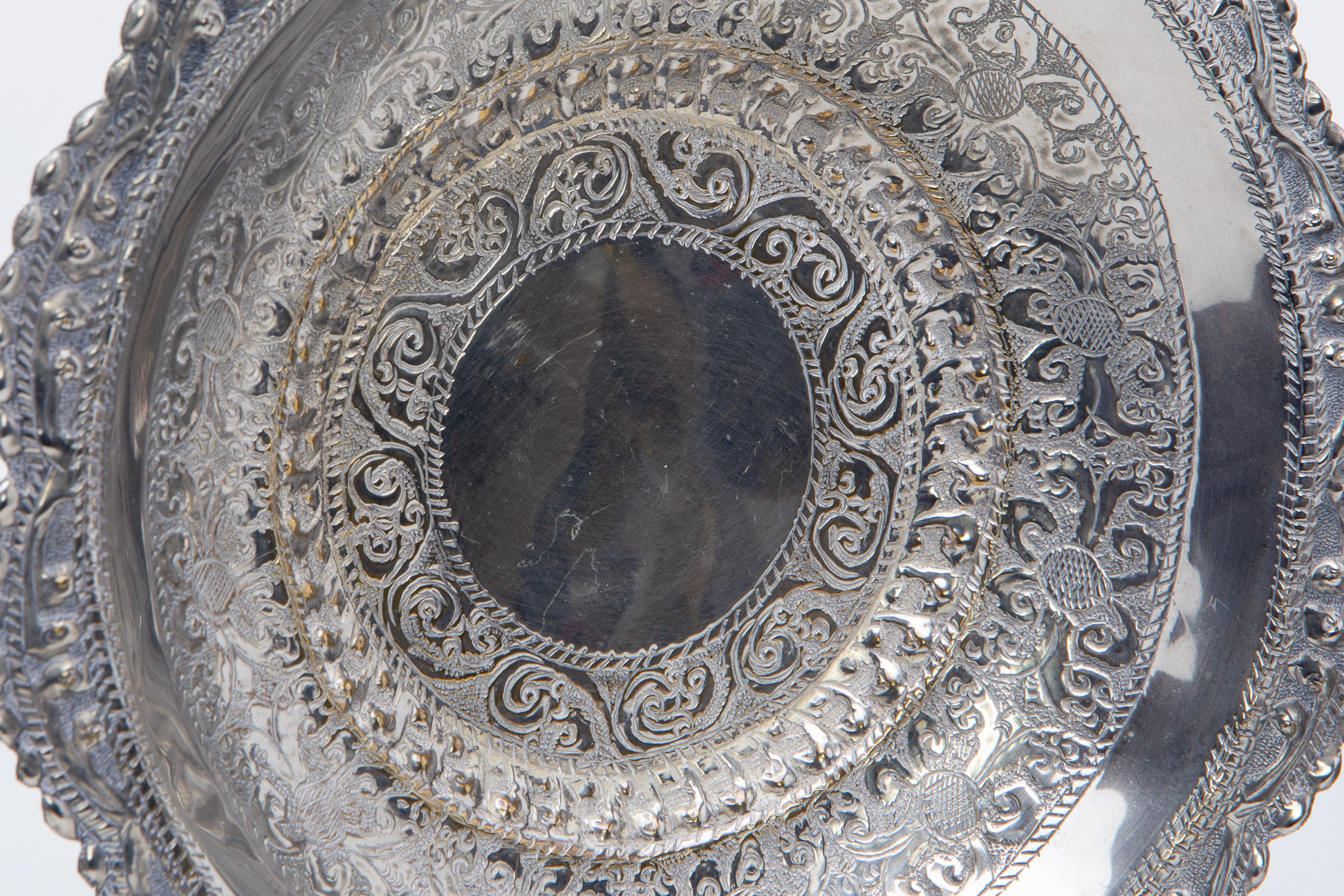 A THAI SILVER BOWL - Image 4 of 4