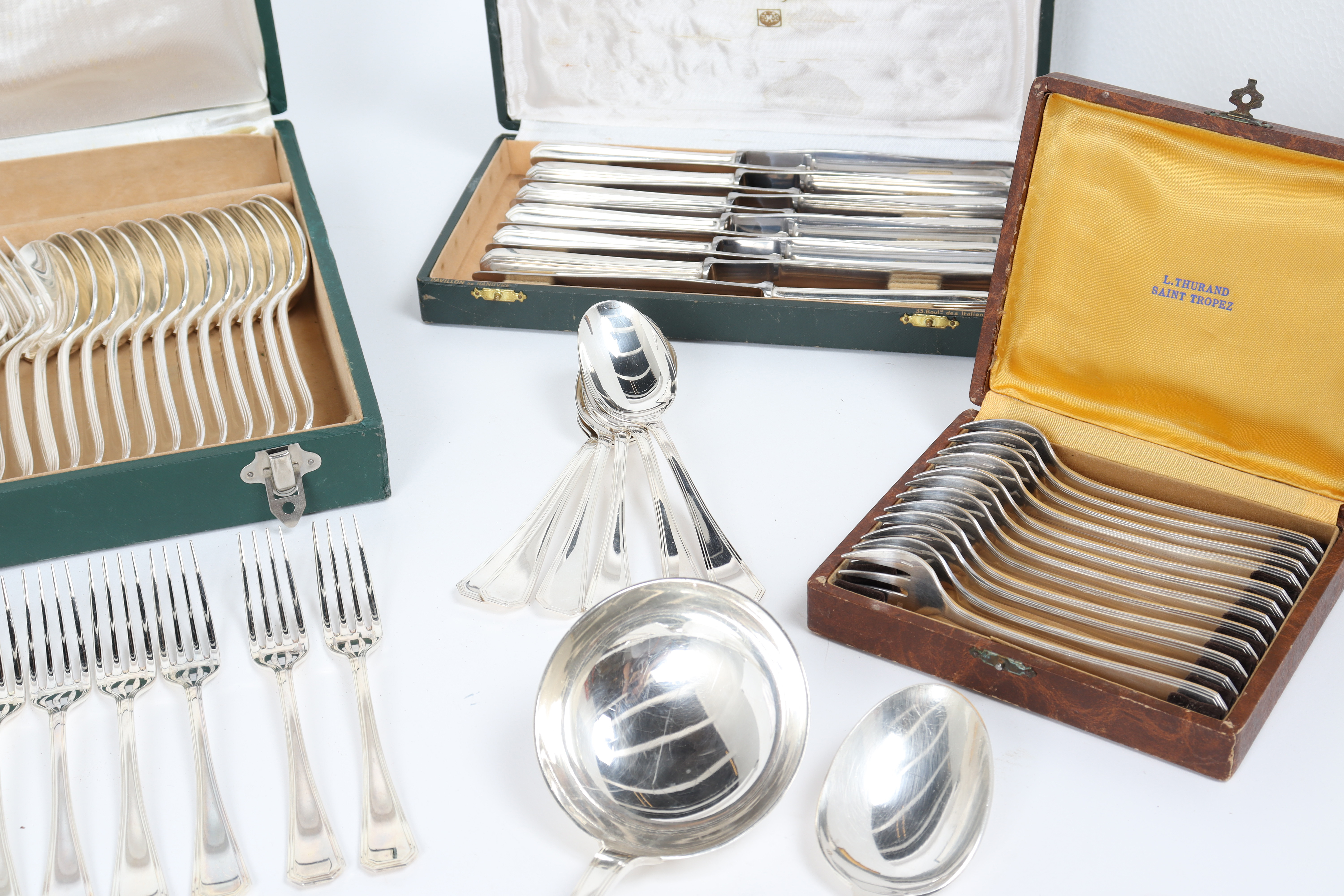 AN EXTENSIVE SERVICE OF CHRISTOFLE SILVER PLATED CUTLERY - Image 4 of 4