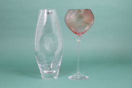 TWO PIECES OF EUROPEAN GLASS