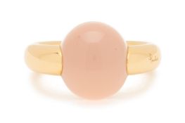 A POMELLATO ROSE QUARTZ RING