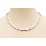 A DIAMOND RIVIERE NECKLACE