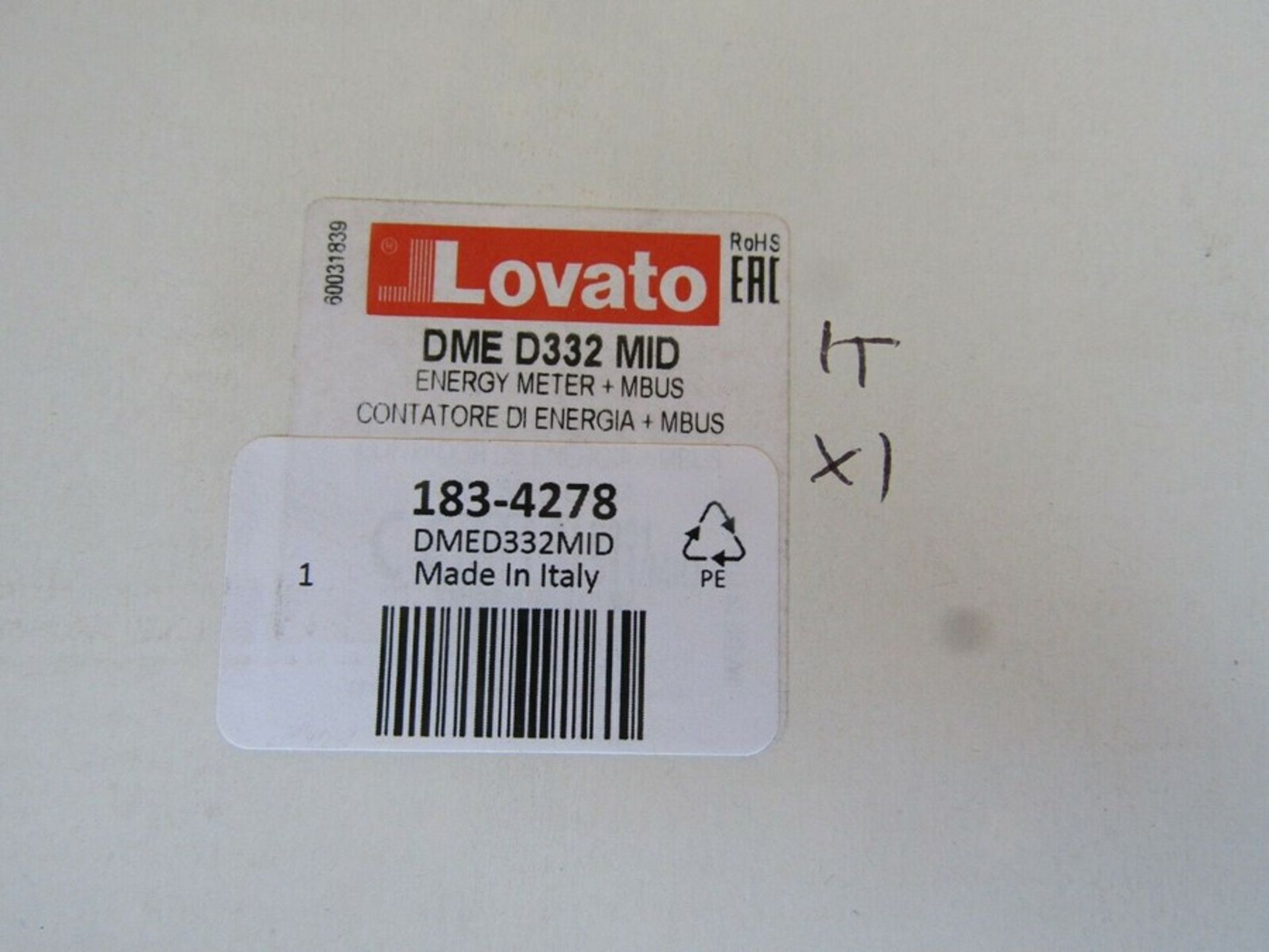 Lovato DME D302MID 3 Phase Electronic Digital Power Meter - IT 1834278 - Image 2 of 2