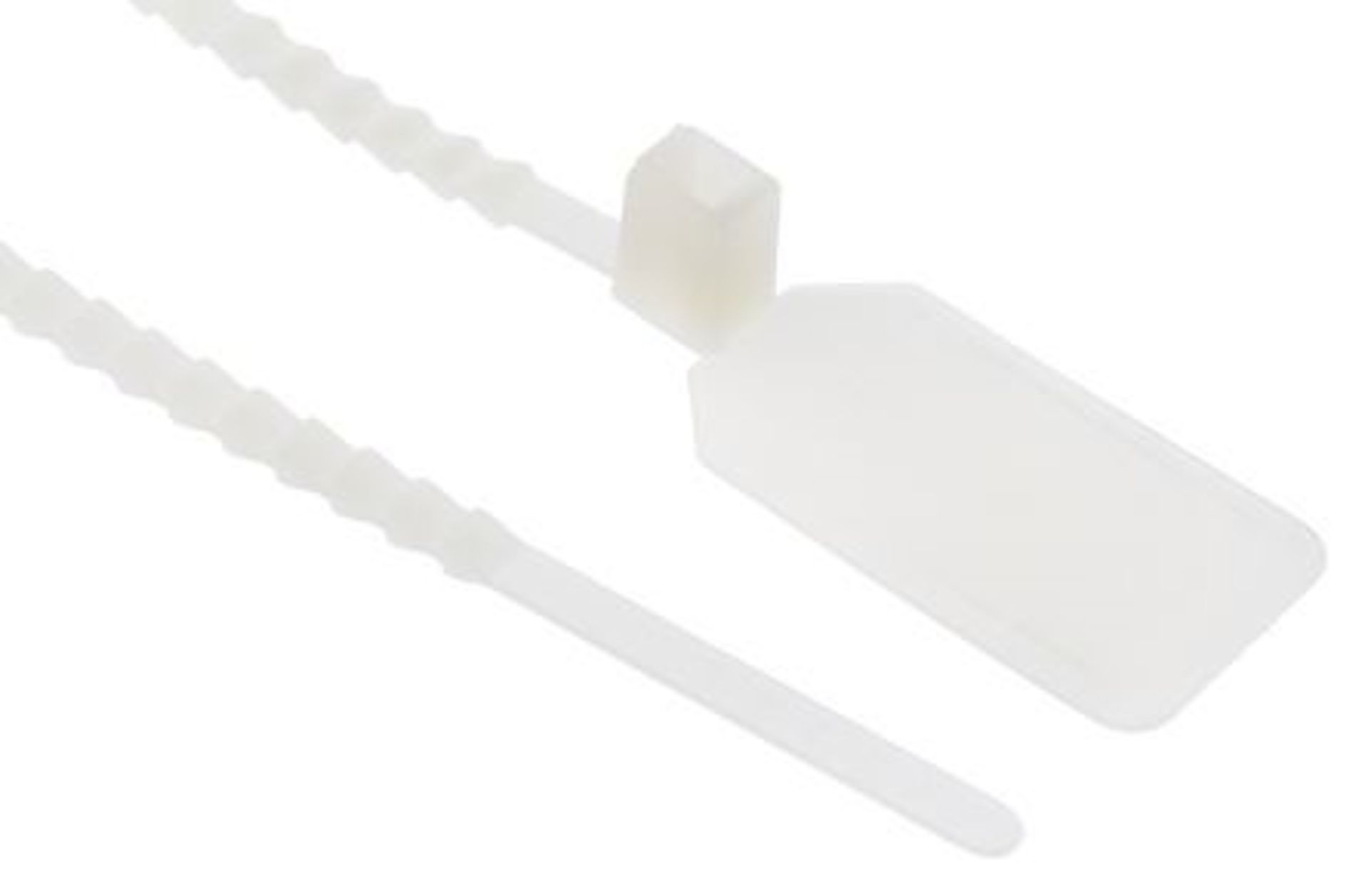 2000 x RS PRO Natural Nylon Cable Tie, 248.5mm x 3.5 mm