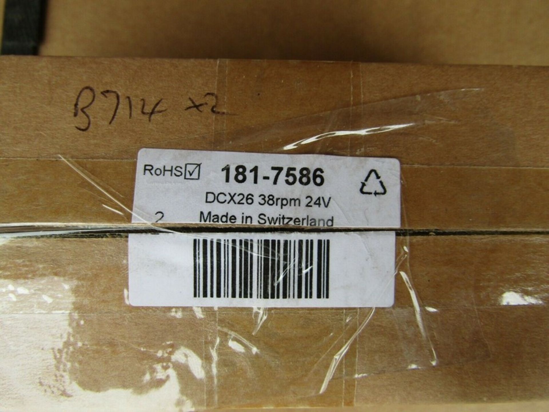 Maxon DCX 24V 2.97mNm Brushed DC Geared Motor Output Speed 9690 rpm B714 1817586 - Image 2 of 2