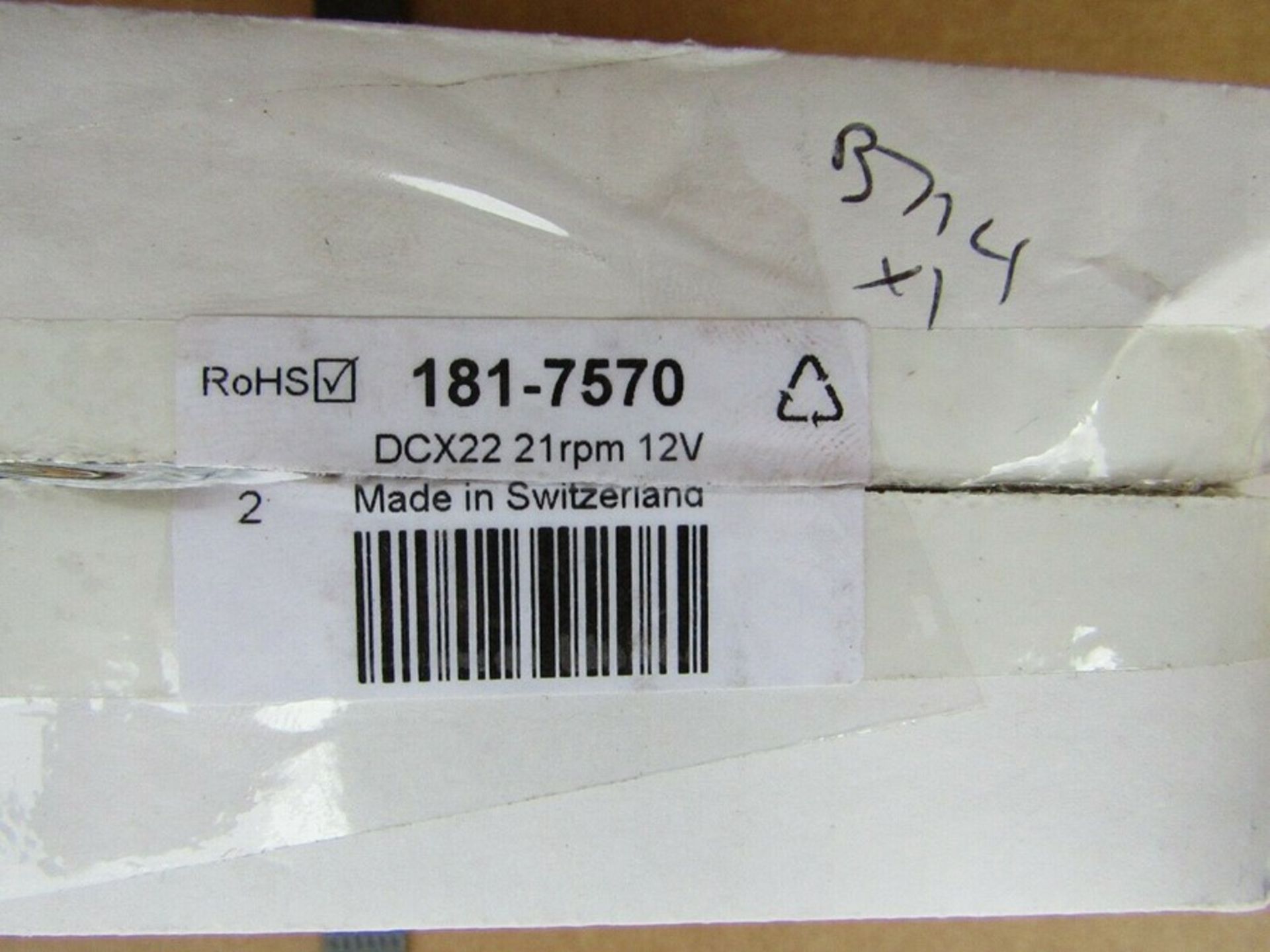 Maxon DCX 12Vdc 2Nm Brushed DC Geared Motor Output Speed 5260 rpm B714 1817570 - Image 2 of 2