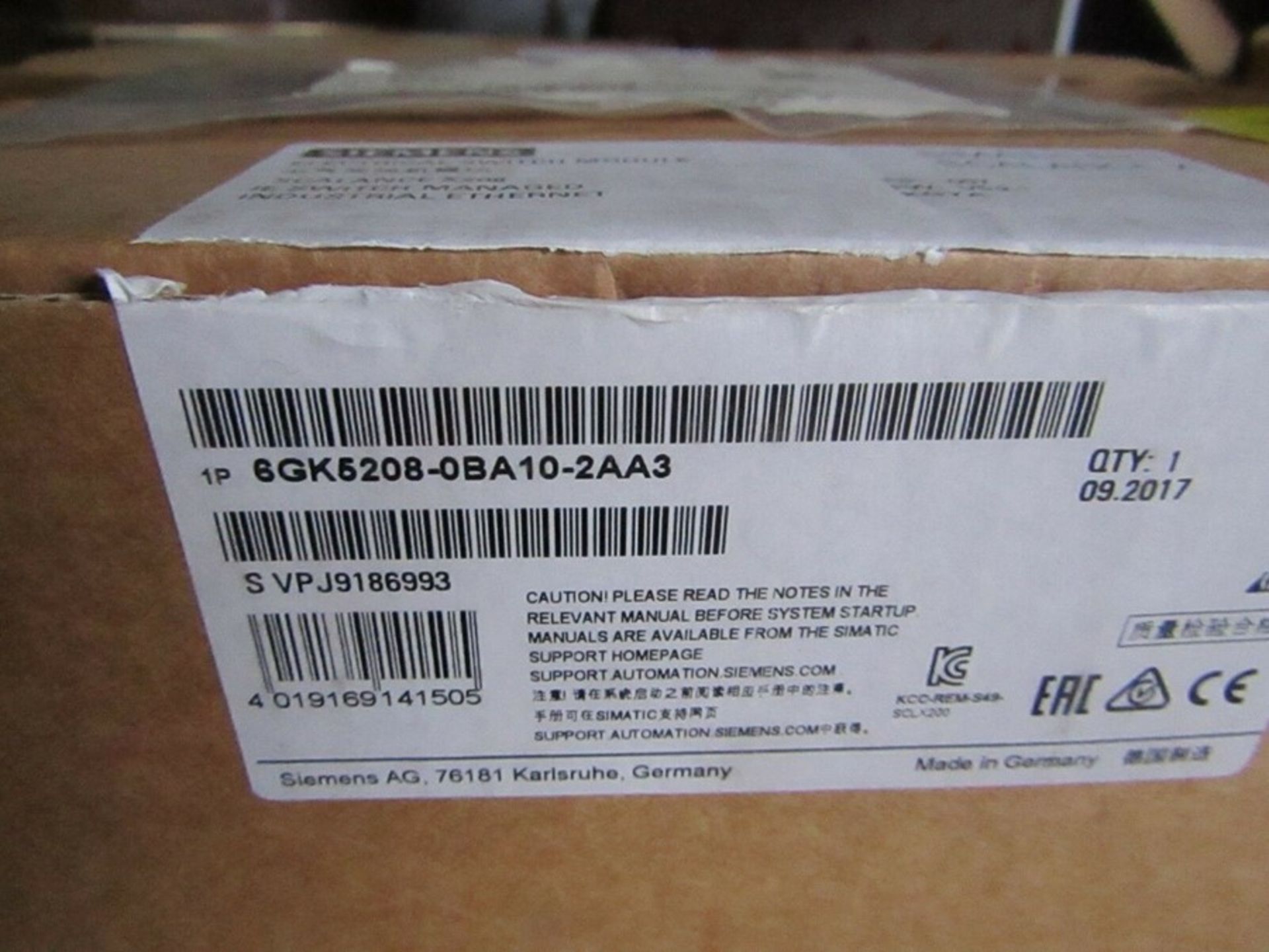 Siemens 8 RJ45 DIN Rail SCALANCE X200 Ethernet Switch 10/100Mb/s 1005C1 8487644 - Image 2 of 4