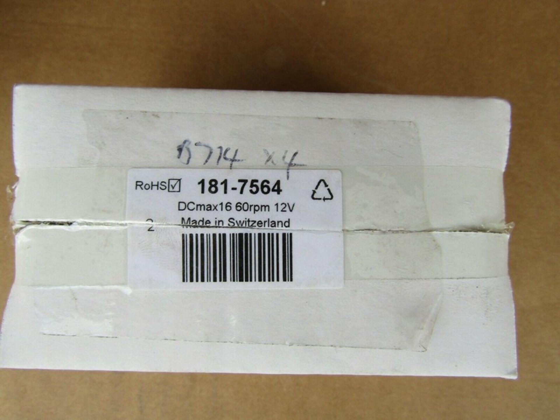 Maxon DCX 12Vdc 47Ncm Brushed DC Geared Motor Output Speed 6200 rpm B714 1817564 - Image 2 of 2