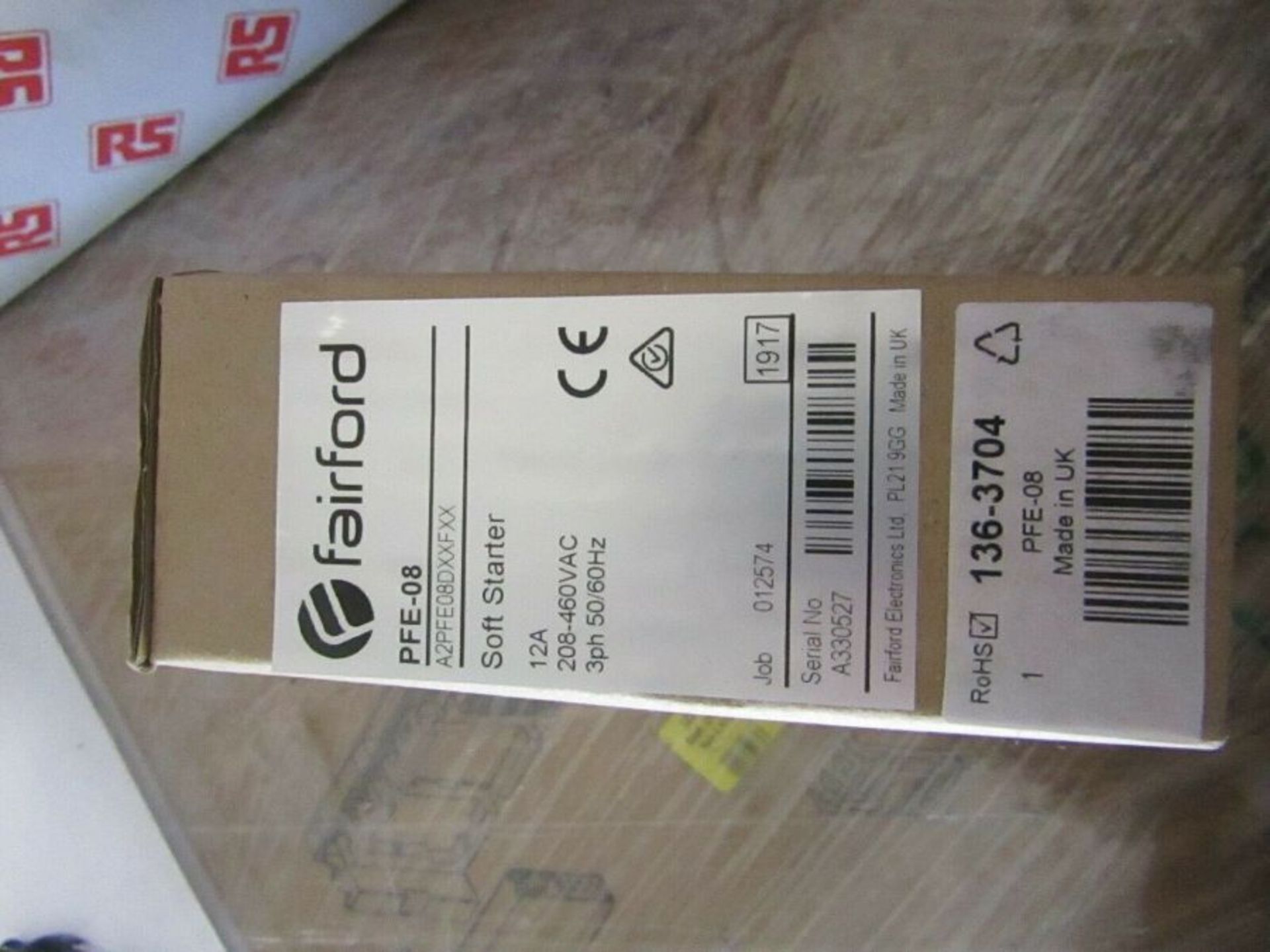 Fairford PFE 3 Phase Soft Starter Din Rail - PFE-08 3 kW @ 400Vac - 585 1363704 - Image 2 of 2