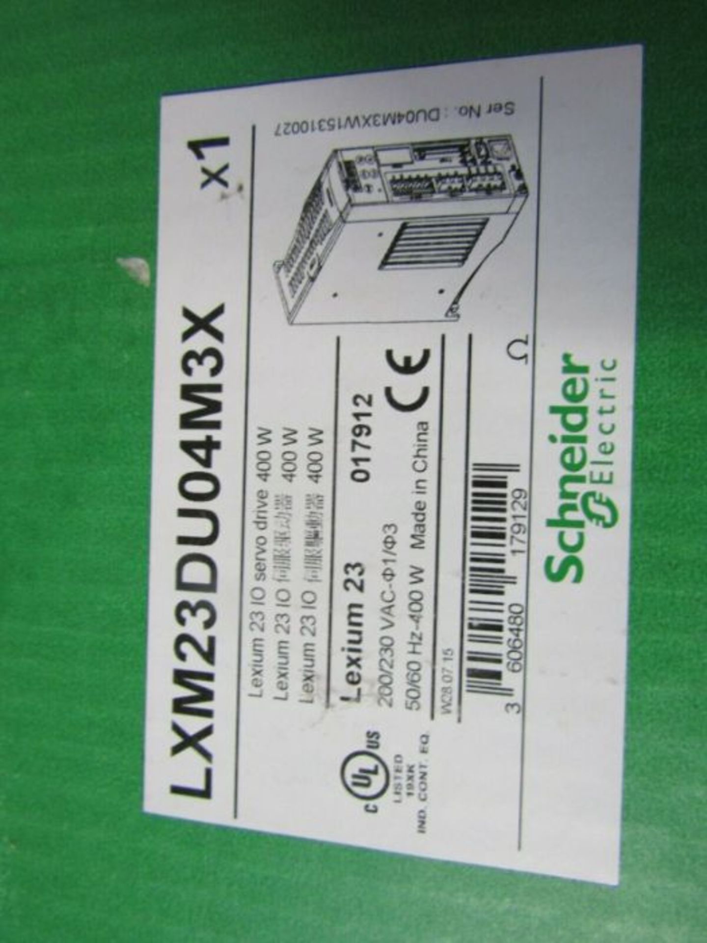 Schneider Lexium 23 0.4 kW Encoder Feedback Servo Drive 2.6A 220V Bigp 7701397 - Image 2 of 2