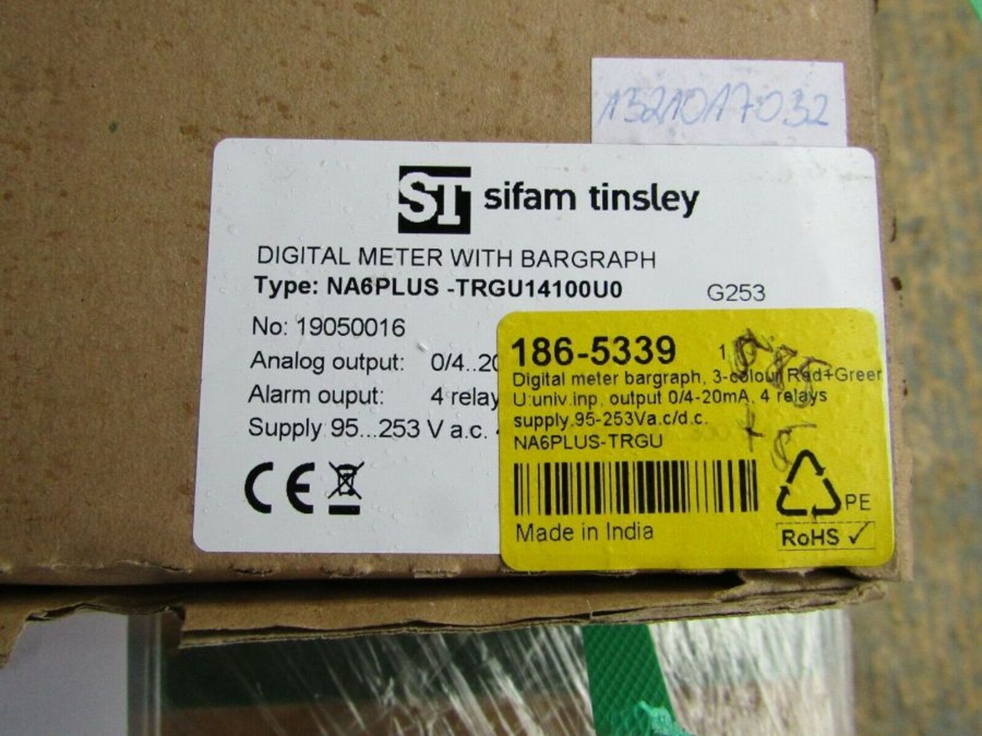 Sifam Tinsley NA6PLUS-TRGU14100U0 LED Digital Panel Meter & Bargraph 585 1865339 - Image 3 of 3