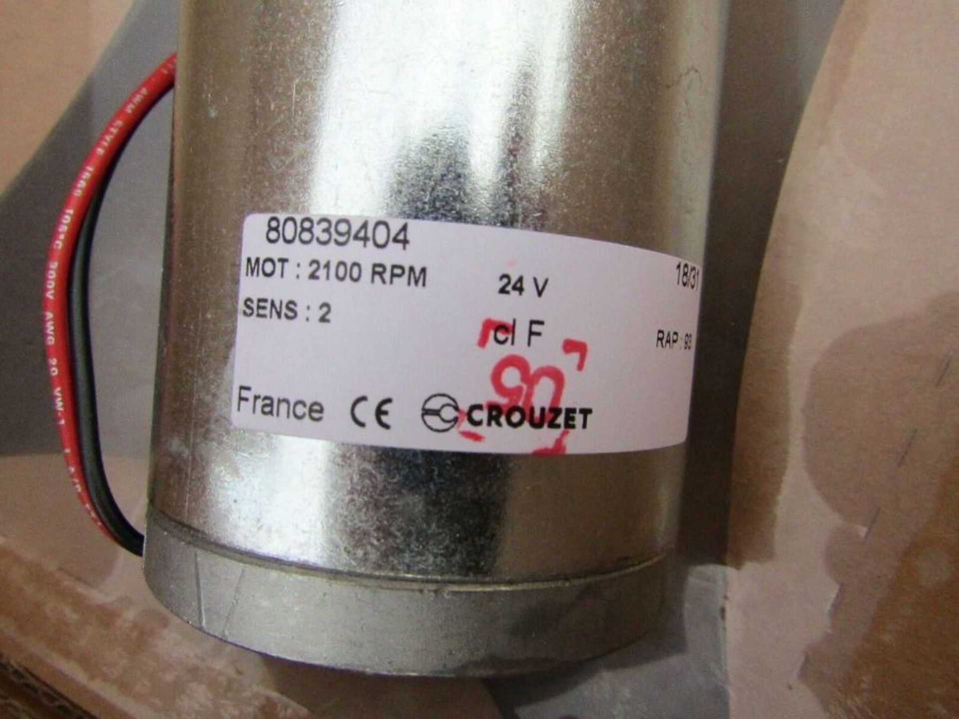 5 x Crouzet 8Nm DC Geared Motor, Output Speed 20 rpm 24-240Vac 1005C1 1250289 - Image 2 of 2