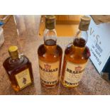 Lot of 2 Bottles of Braemar Whisky 1.13 litres each and bottle of Pauls Malt 14year old.