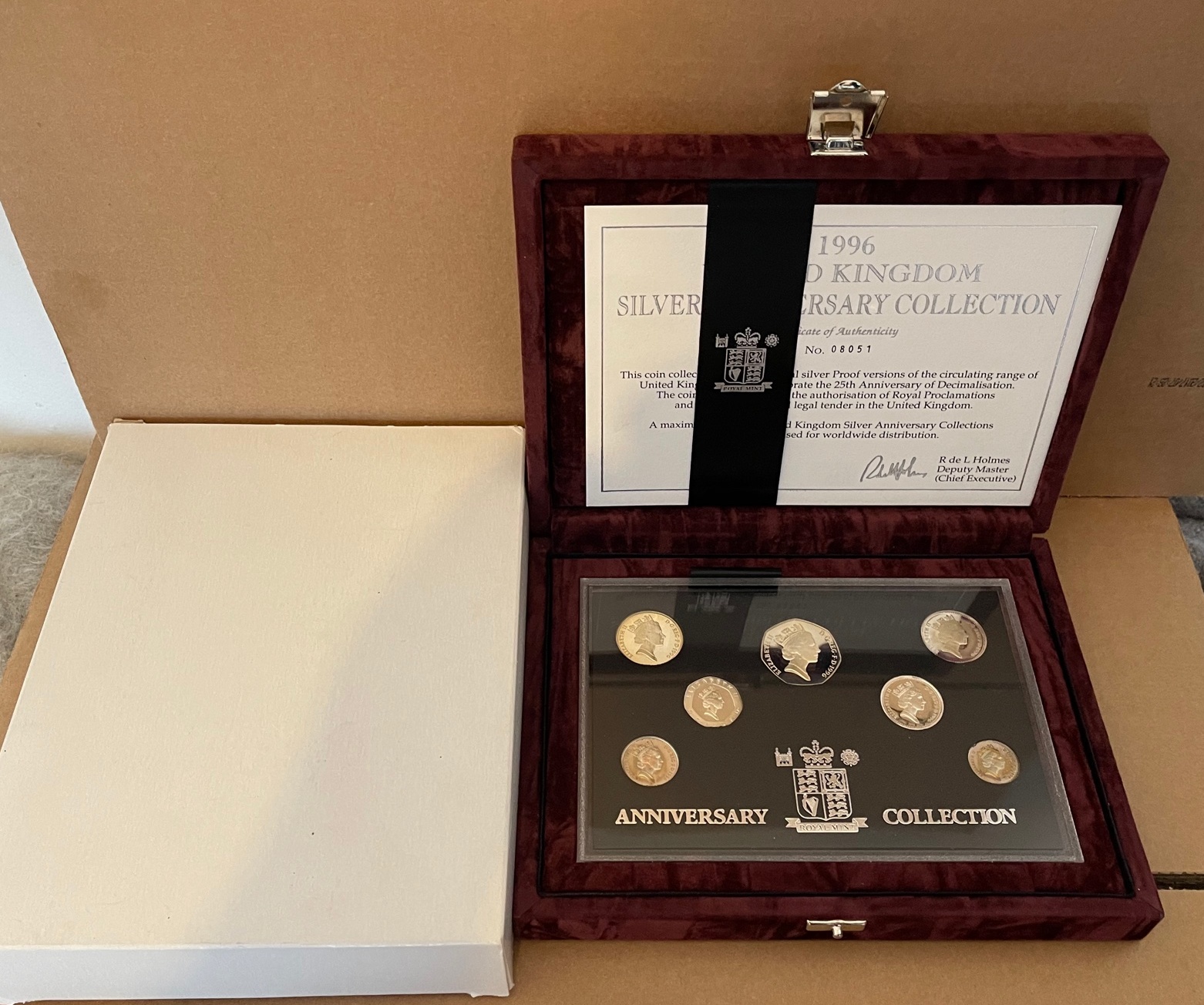 1996 Silver Proof Coin Collection.