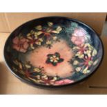 Moorcroft Fruit Bowl dated 1993 - 10 3/8" diameter.