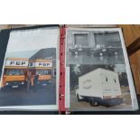 Vintage Album of Photographs of Lorries and Vans c1970s by Stag Photographers Aberdeen.