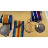 WW1 Pair of BWM and Victory Medal plus Meritorious Service Medal to 16949 CH.MECH.J.A.MORTON.R.A.F.