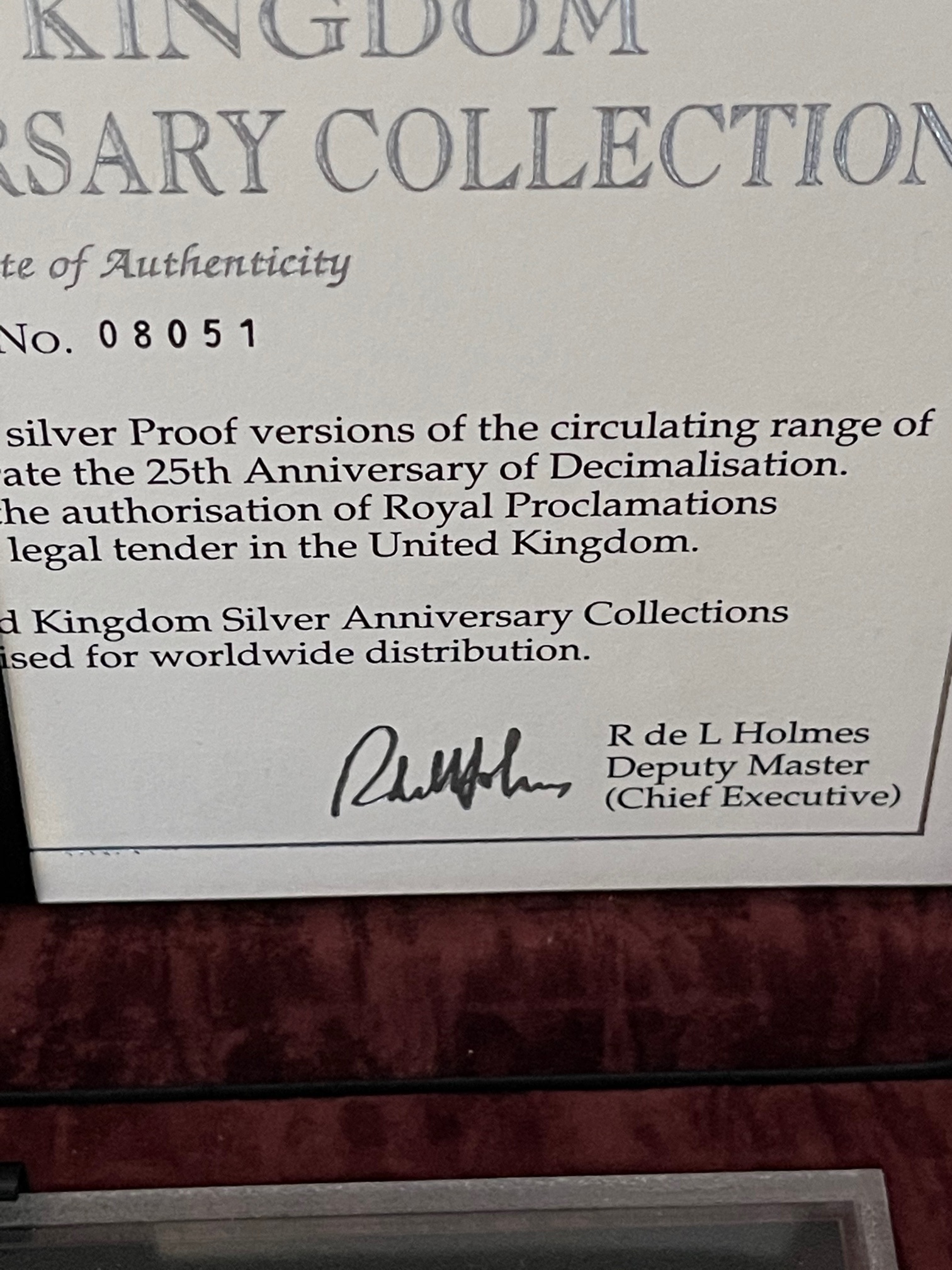 1996 Silver Proof Coin Collection. - Image 3 of 8