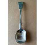 Antique Scottish Provincial Silver Inverness Sugar Spoon - 6" long - 20 grams.