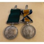 WW1 BWM and Long Service Volunteer Force Medals to 1 COSSIPORE.