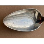 Scottish Provincial John Riach - Forres Silver Dessert Spoon - 7 1/8" long - 29 grams.