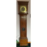 A c1700 Walnut and Marquetry Longcase Clock by Isaac Penton of London (6'10") in an working order..