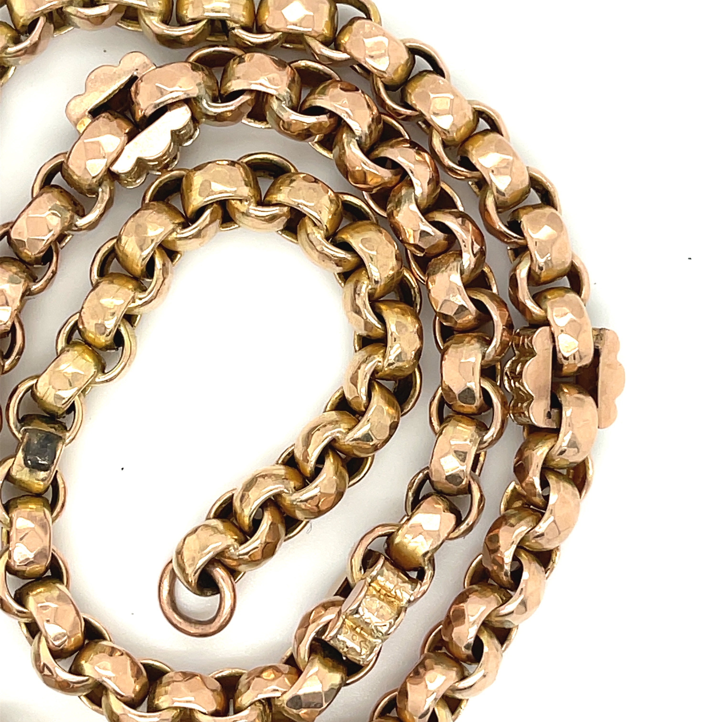 Antique 9ct Gold Watch Chain - 43.5cm long and weighing 28 grams. - Image 5 of 5